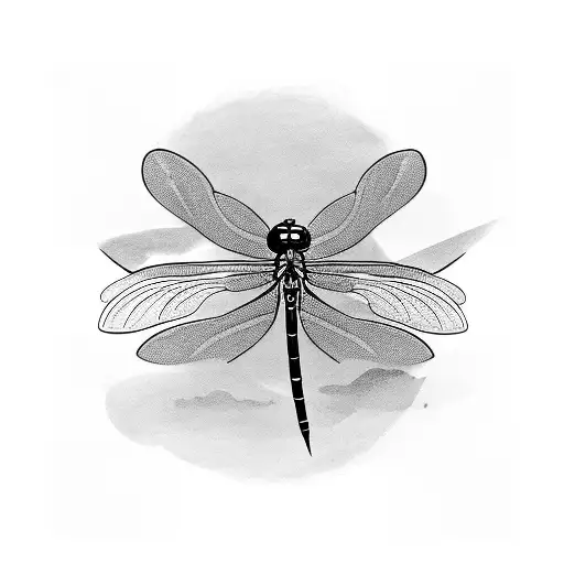 Dragonfly tattoo design idea