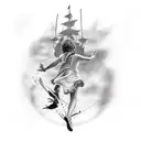 peter pan  tattoo design idea