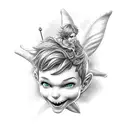 peter pan  tattoo design idea