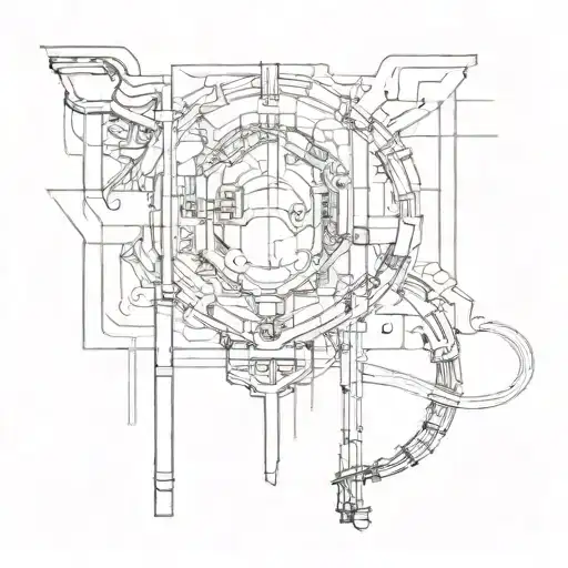 I want a full linear leg tattoo. It should be different minimal objects, but some of them  It has to be realistic. tattoo design idea