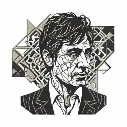 tony montana eyes  tattoo design idea