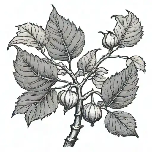 Fig Tree tattoo design idea