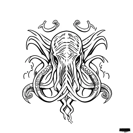 cthulhu tattoo design idea
