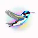 Swallow Bird tattoo design idea