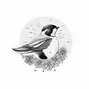 Swallow Bird tattoo design idea