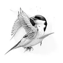 Swallow Bird tattoo design idea