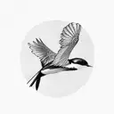 Swallow Bird tattoo design idea