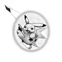 Pikachu tattoo design idea