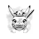 Pikachu tattoo design idea