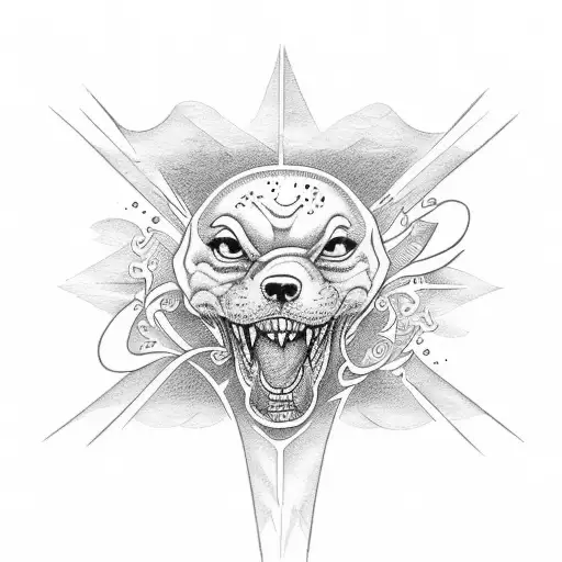 Chucks Fontana, WI logo inside Lake Geneva tattoo design idea