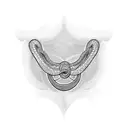 collar bone snake  tattoo design idea