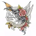 everything you do must always be done with written love tattoo design idea