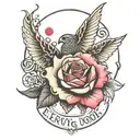 everything you do must always be done with written love tattoo design idea