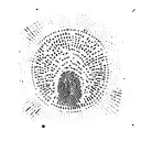 fingerprint inside galaxy tattoo design idea