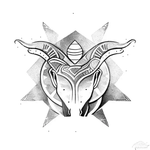 Taurus (Sun) and Libra (moon) tattoo design idea