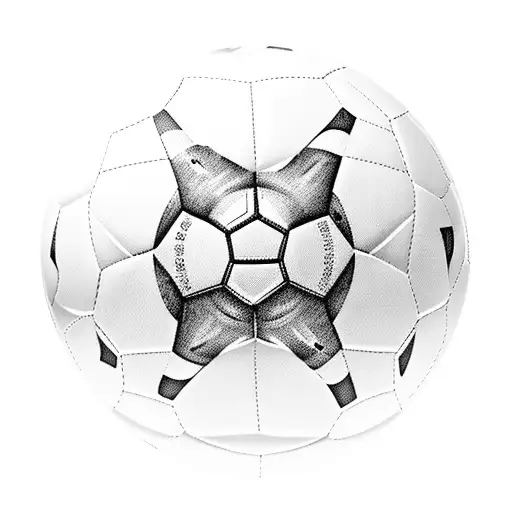 A soccer ball surrounded by inspirational quotes about freedom tattoo design idea