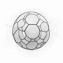 A soccer ball surrounded by inspirational quotes about freedom tattoo design idea