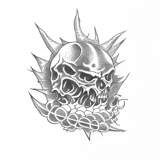  hell seven deadly sins tattoo design idea