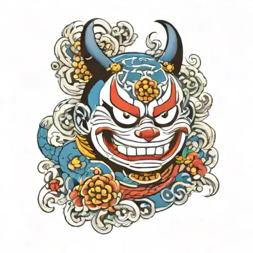 doraemon hannya tattoo design idea