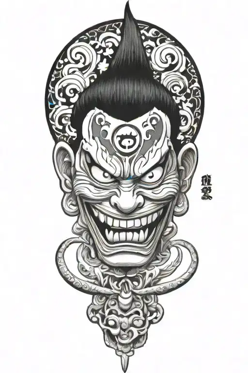 doraemon hannya tattoo design idea