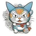 doraemon tattoo design idea