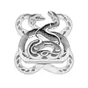 serpent wrapped around dagger signifying struggle tattoo design idea