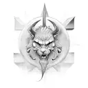 God first tattoo design idea