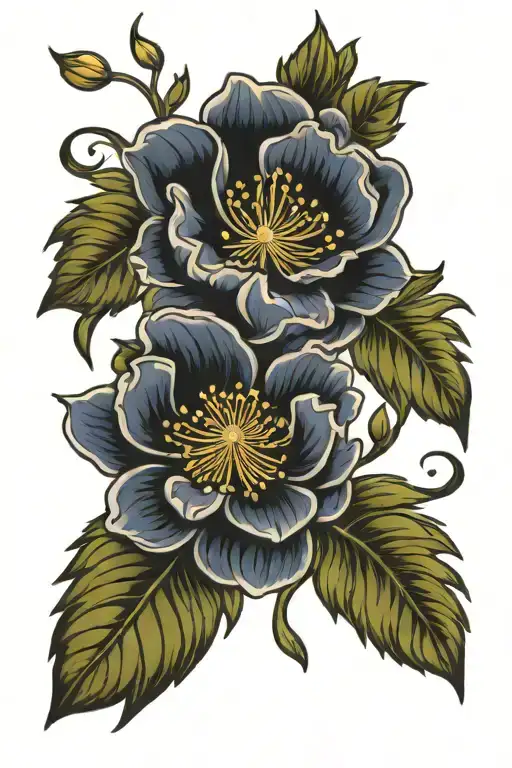 March April May July September October birth flowers  tattoo design idea