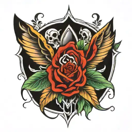 Zach Bryan revival tattoo design idea