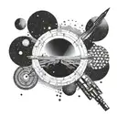 interstellar movie tattoo design idea