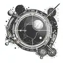 interstellar movie tattoo design idea