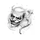 joker cart tattoo design idea