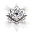 Lotus Flower, snake, eagle tattoo design idea