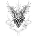 Black Dragon Ink tattoo design idea