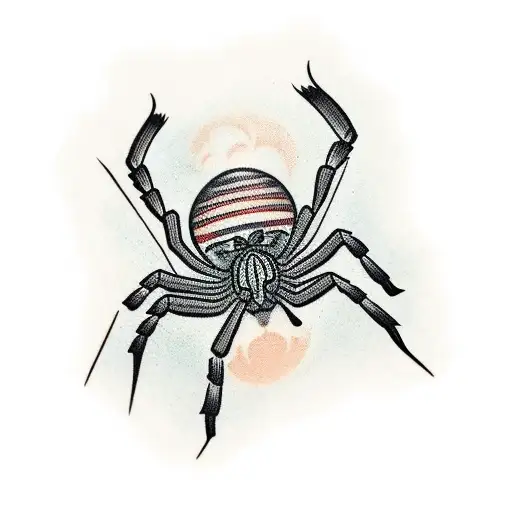 Spider tattoo design idea