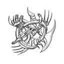 3 claws going down the forearm. Make them look like wolverine the x-man's claws tattoo design idea