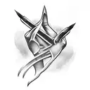 3 claws going down the forearm. Make them look like wolverine the x-man's claws tattoo design idea