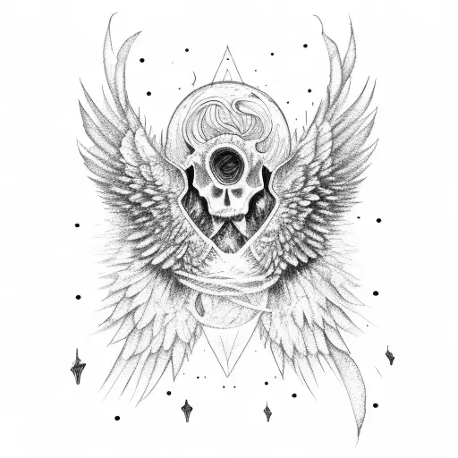 I would find you down the line with broken wings, pick you up, and swear that you would taste the sky again tattoo design idea