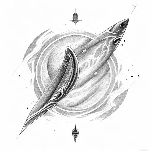 andromeda galaxy tattoo design idea