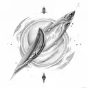 andromeda galaxy tattoo design idea