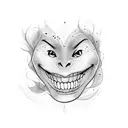 smile now cry later tattoo design idea