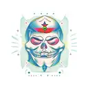 smile now cry later chicano tattoo design idea