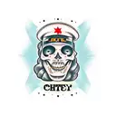 smile now cry later chicano tattoo design idea
