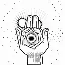 sunrise with two hands pinky promising tattoo design idea