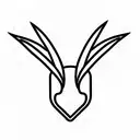 devil horns tattoo design idea