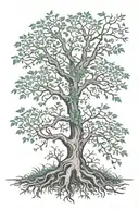 poison tree tattoo design idea