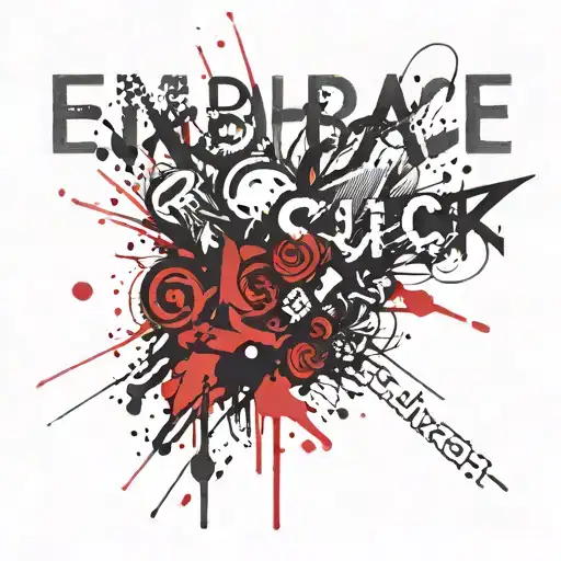 Words - Embrace The Suck tattoo design idea
