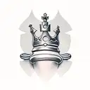 chess piece tattoo design idea