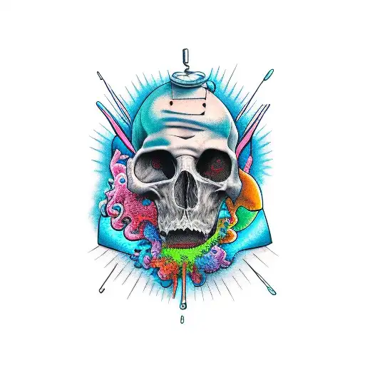 anxiety tattoo design idea