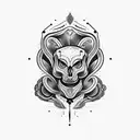 anxiety tattoo design idea